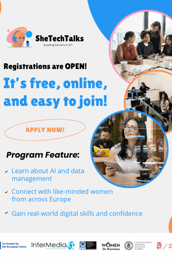 SheTechTalks Academy: AI for Diverse Purposes is open to register!